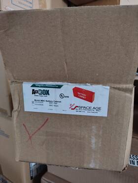 Acer Nfpa72 Box Mini Battery Cabinet Model Mbc 1-5.2.9 Ga 16 Steel 17 Inch X8 X4
