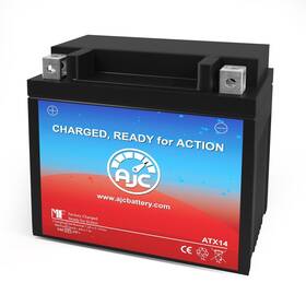 Ajc 688624071592 Compatible With Big Crank Etx14 Powersports Battery