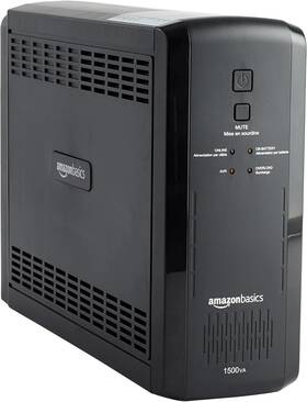 Amazon Basics 445050014073 Ups Battery Backup And Surge Protector 1500va/900w 10 Outlets Line