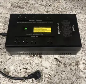 Abst600 Amazon Basics Amazonbasics 8 Outlets Ups 600va 360w Battery Power Backup Tested