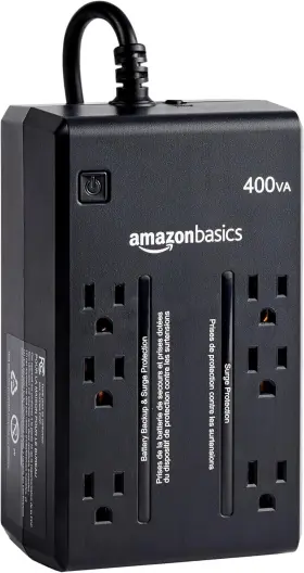 1pa-1198000-00g Amazonbasics 1pa119800000g 400va 255w Standby 6 Outlet Ups