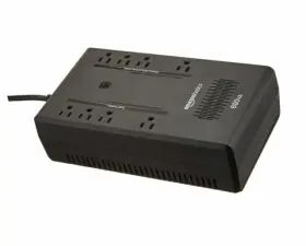 1pa119800100g Amazonbasics New Amazon Basics Standby Ups 600va 360w Surge Protector Battery Power 8 Outlets