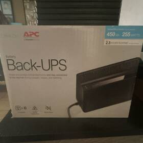 Apc 35-2a0001-04g Back-ups Battery 450 Va 255w 2.3hr 6 Outlets Surge Protection Quick Mute