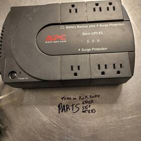 Apc 500bu Lot Of 2 Backups Model Backup Battery Power Supply With Batteries