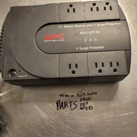 500bu Apc Lot Of 2 Backups Model Backup Battery Power Supply With Batteries