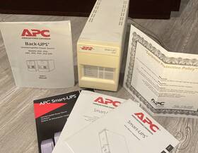 Apc 600ls Vintage American Power Conversion Smart-ups W Manuals Extra Battery
