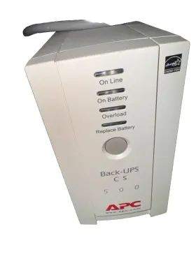 Cs-500 Apc 731304021360 Back-ups Uninterruptible Power Supply Black 300w 500va