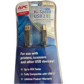Apc 731304222422 Hi-speed Usb 2.0 Certified Device Cable Up To 40x Faster