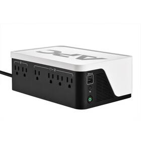 Apc 731304625360 Ups Battery Backup 700va With 4 Outlets Type C Usb Charg