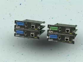 Ap9619 Apc Lot Of 4 Smart Slot Network Management Adapter Card Em