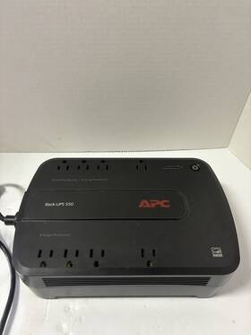 Apc Be550g-cn Back-ups 550 8 Outlets Ups 120v 330w With Battery Tested