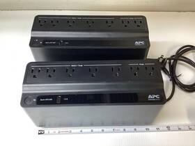 Apc Be600 Two 2 Battery Backup Outlets Surge Be600m1 No Batterys