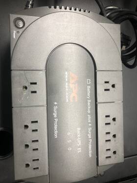 Apc Be650bb 650va 390w Back-ups With 8-outlet No Battery