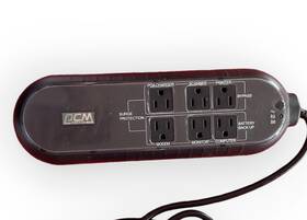 Apc N82e16842106111 Powercom King Office Battery Back Up Bypass Outlets Surge Protector 6 Outlet