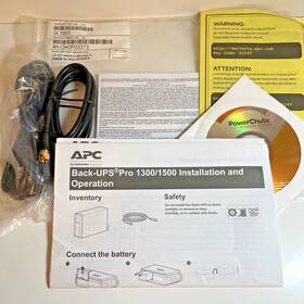 Apc Ol-1901 Back-ups Pro 1300/1500 Cables And Installation Manual Software