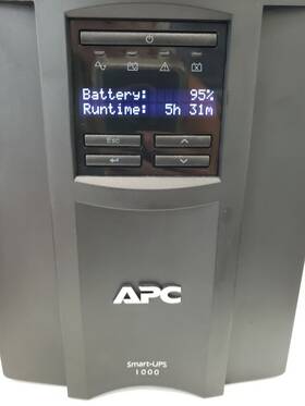 Apc Smt1000i Smart-ups 1000va Lcd 120v Battery Backup Smt-1000