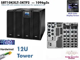 Srt10kxlt-5ktf2 Apc Rebuilt Smart Online Ups 10kva With Xfrm 120v 240 208v #warnty