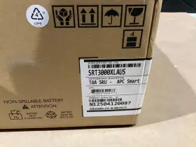 Srt3000xlaus Apc Smartups Srt 3000va Rm 120v New Sealed In Box Srt3000xlaus Apc Smartups Srt 3000va Rm 120v New Sealed In Box