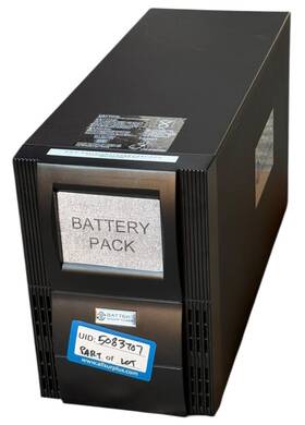 Battery Backup Power Vgs-1000b External Pack 36vdc 25a Ups Extension Uni