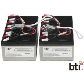Battery Technology Rbc12-sla12-bti Bti Sealed Lead Acid For Apc - 2yr Warranty Dl2200rm3u