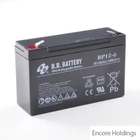 Bp12-6 Bb Battery 6v 12ah Ups Rechargeable