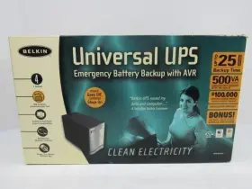 F6c500-unv Belkin 500va Universal Ups Emergency Battery Back Up With Avr