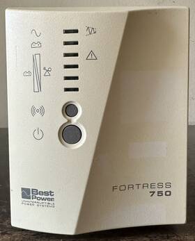 Best Power 05200750u Fortress 750 Model 450w 4 Outlet Uninterrupted System