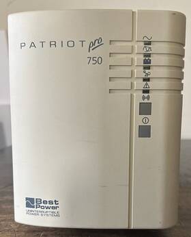 Best Power Pp0750u Patriot Pro 750 Model Uninterrupted System