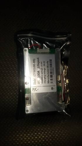 Bisida 749755334472 8s Bms 25.6v 100a Lifepo4 Battery Management System Pcb Protection Board With