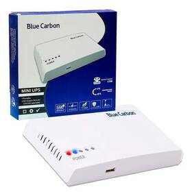 Blue Carbon 902023662504 Mini Ups 8800mah 17w 9v 12v 24v Backup Power For Router Cameras Usb 5v Charger