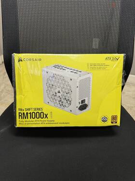 Corsair Cp-9020259-na Rmx Shift White Series Rm1000x Power Supply New Sealed
