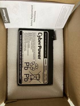 Cyber Power Systems 649532620975 Cyberpower Official Oem Rb1290 Rbp0007 Replacement Battery