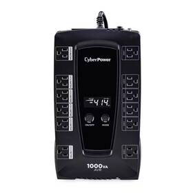 Cyberpower 313038796754 1000va 120-volt 12-outlet Ups Battery Backup With Lcd Display