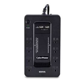 Cyberpower 313109329300 650va 8-outlet Ups Battery Backup With Usb