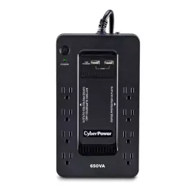 Cyberpower 313109329300 650va 8-outlet Ups Battery Backup With Usb