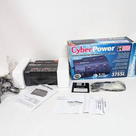 Cyberpower 375sl Cyber Power Emergency Intelligent Back Up 210 Watts Black