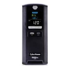 Cyberpower 445041096064 1500va 10-outlet Ups Rj45 Coax Usb Charging