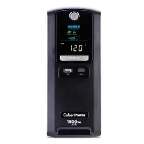 Cyberpower 445041096064 1500va 10-outlet Ups Rj45 Coax Usb Charging