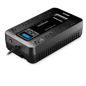 Ec850lcd Cyberpower 649532607600 Ecologic Battery Backup And Surge Protector Ups System 850