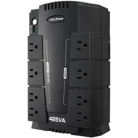 Cyberpower 649532935222 Cp425slg-r 425va/255w 8 Outlets Ups System - Certified Refurbished