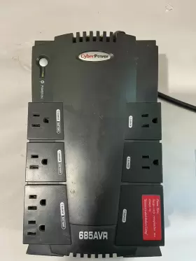 685avr Cyberpower 8 Outlets 390w Battery Backup Surge Protector No
