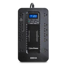 Cyberpower B00dbaa696 Ec850lcd Ecologic Ups Battery Backup 850va/510w Surge Protector