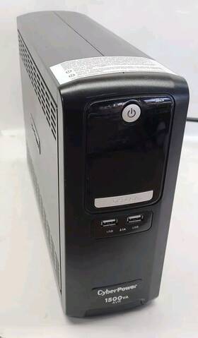 Cyberpower Cp1500vaavr 1500va Avr Lcd Ups Mini Tower No Batteries - Tested And Working