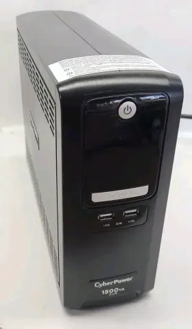 Cp1500vaavr Cyberpower 1500va Avr Lcd Ups Mini Tower No Batteries - Tested And Working