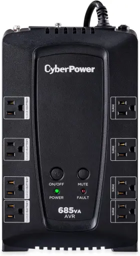 Cp685avr-g-r Cyberpower Avr Ups 685va/390w 8 Outlets - Certified Refurbished Cp685avr-g-r Cyberpower Avr Ups 685va/390w 8 Outlets - Certified Refurbished