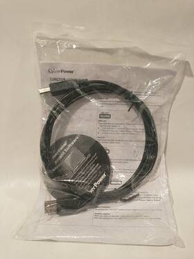 Cyberpower Cp850/1000/1350/1500avrlcd Users Manual Cables Usb Only New