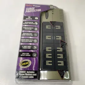 Cps1090 Cyberpower Surge Protector 10 Outlets 3000 J 6 Cord New Sealed
