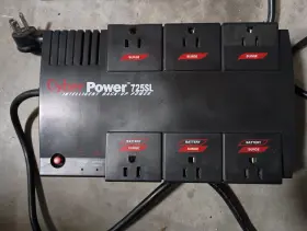 Cps725sl Cyberpower 12amp Ups Outlets 400watts Brand New Agm Battery Installed