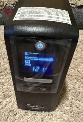Cyberpower Cst1501uc New 1500va Avr 900watts Simulated Sine Wave Ups Battery Backup