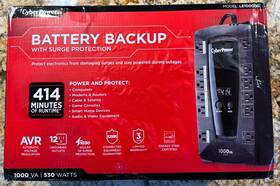 Cyberpower Le1000dg 1000va/530w Battery Backup System -